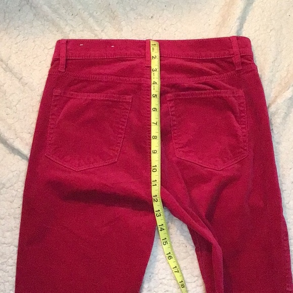 LOFT 💕 Velvet magenta high rise skinny pants - Picture 10 of 12